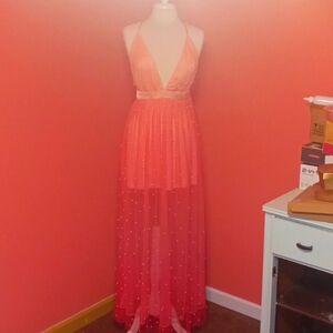 Pearl Embroidered Beautiful Dress 👗